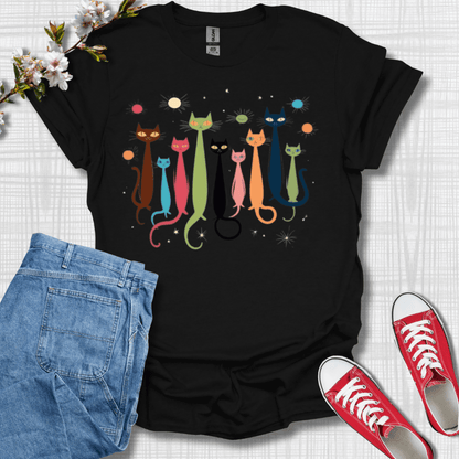 Alien Cats Graphic T-Shirt