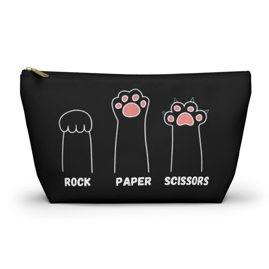 Rock, Paper, Scissors Cat Pouch