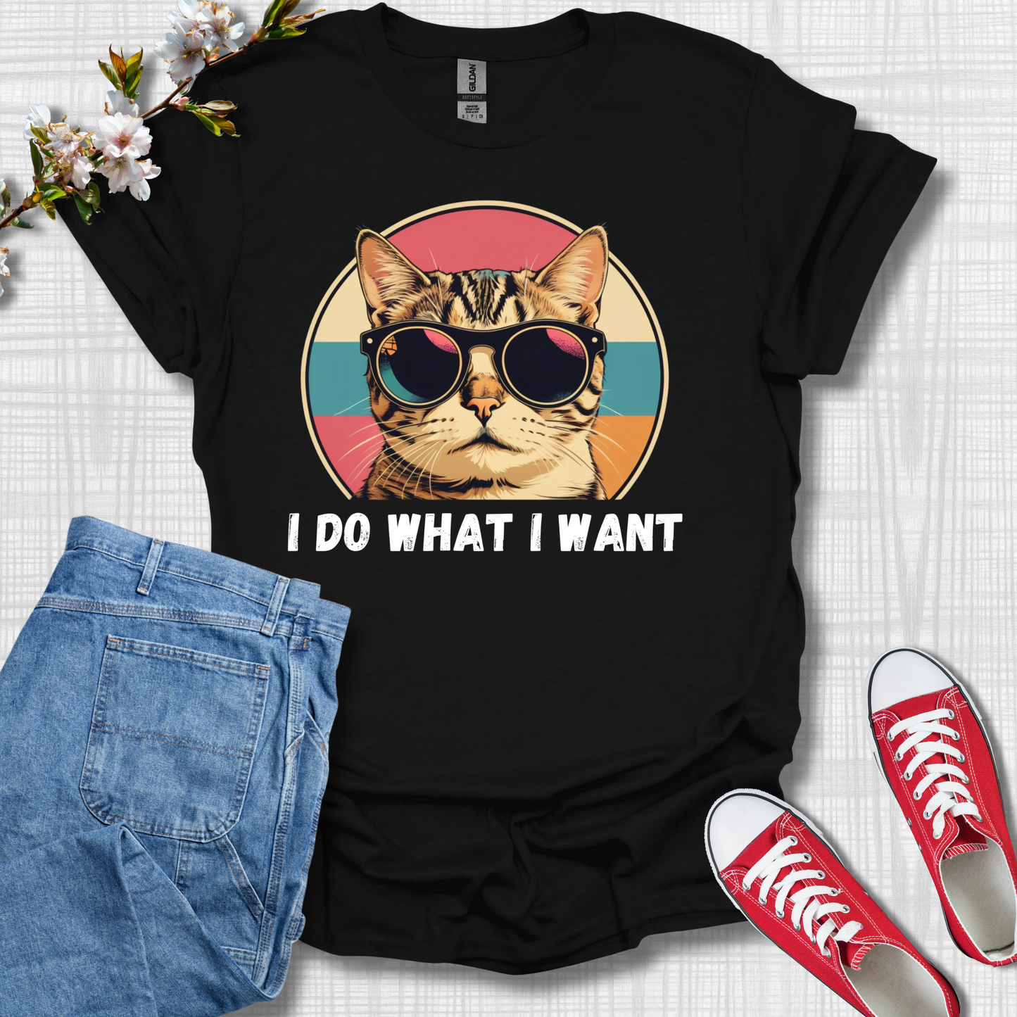 I Do What I Want Cat T-Shirt