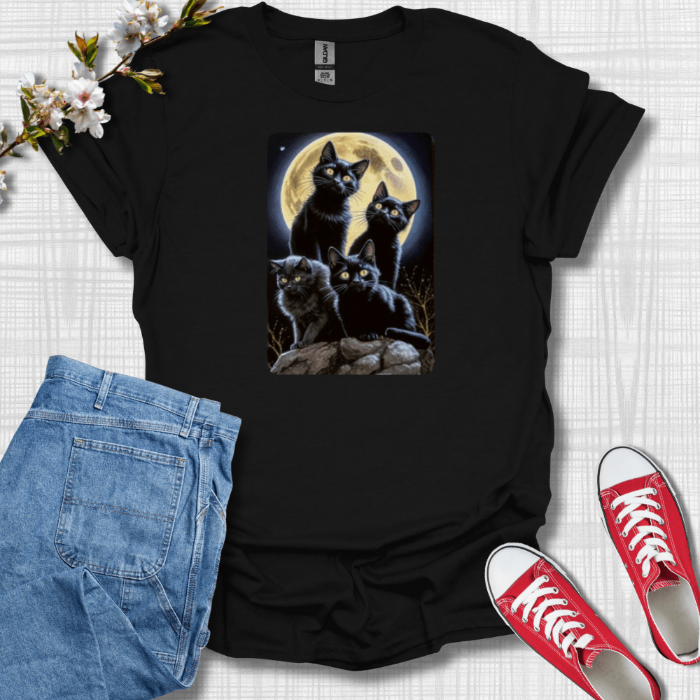 Black Cats Graphic T-Shirt