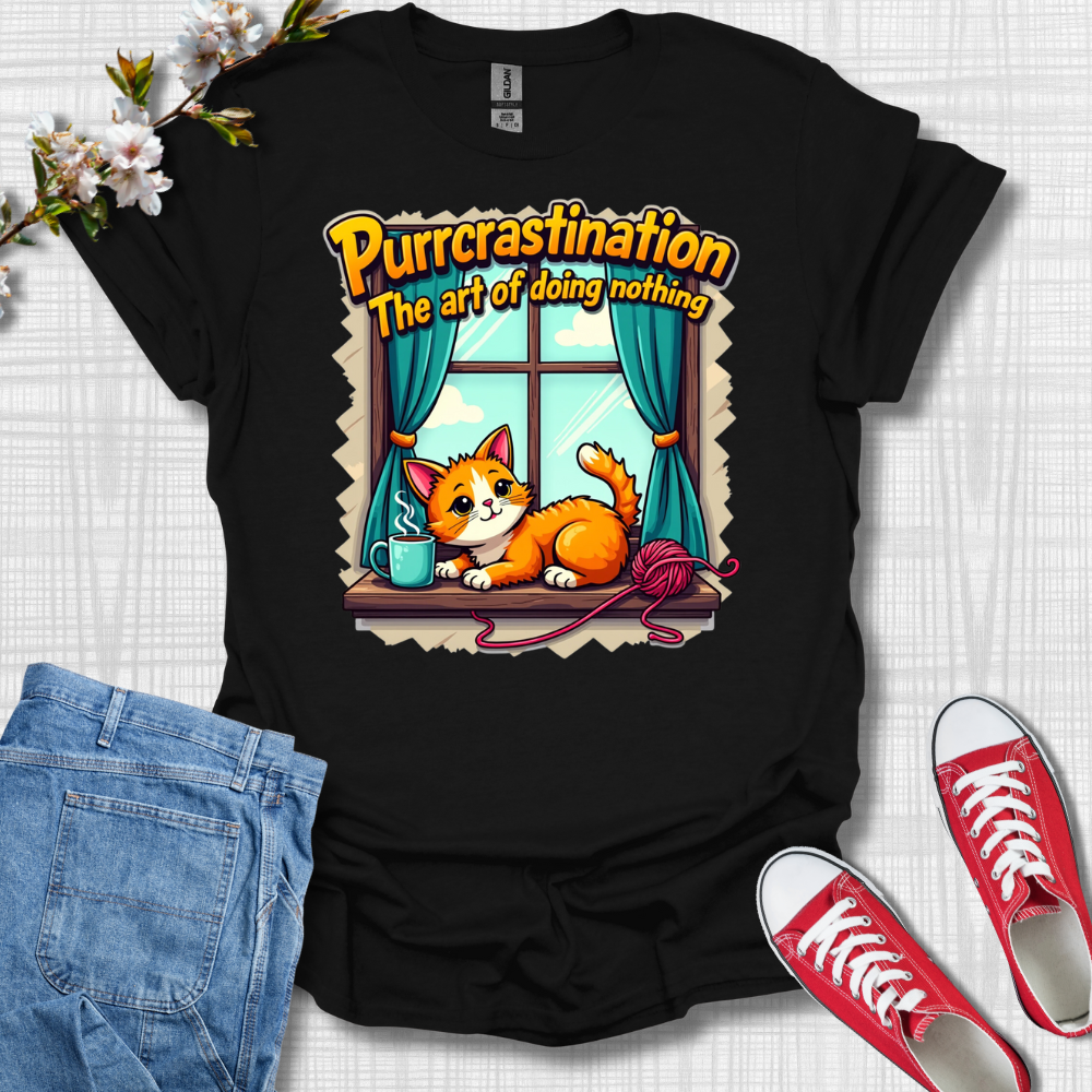 Purrcrastination T-Shirt