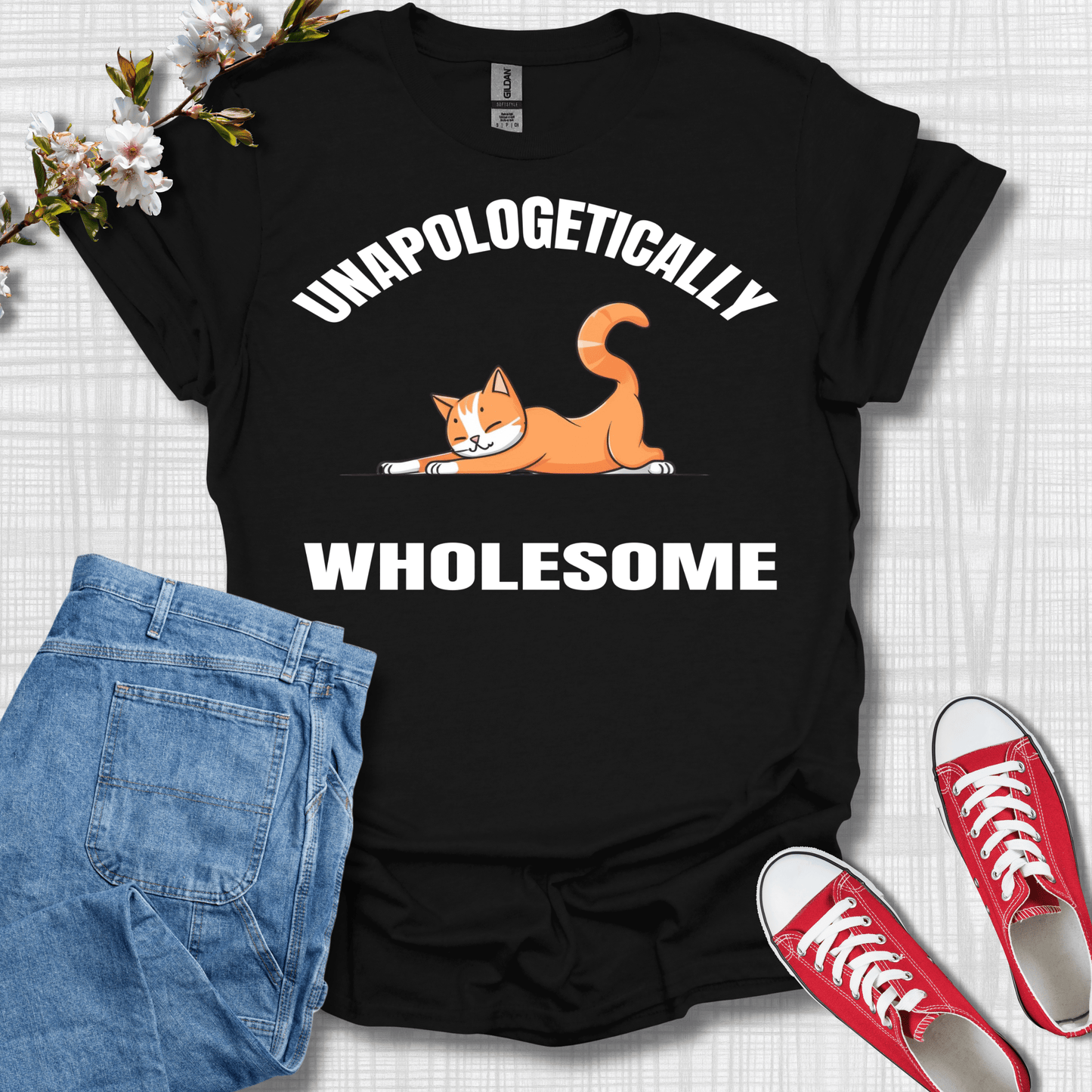 Unapologetically Wholesome Cat T-Shirt