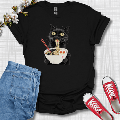 Ramen Cat Graphic T-Shirt