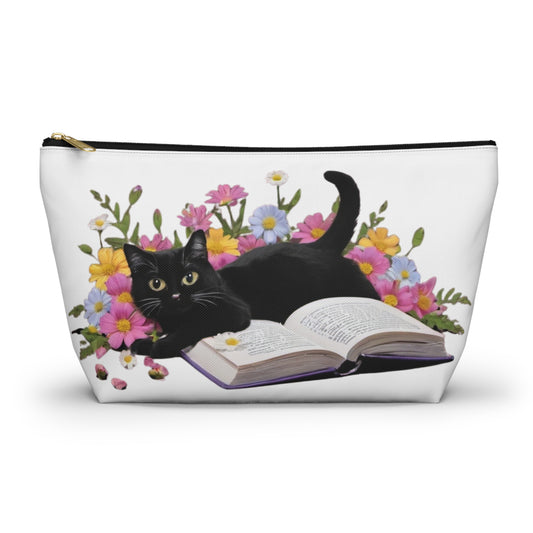 Cat in Book Pouch