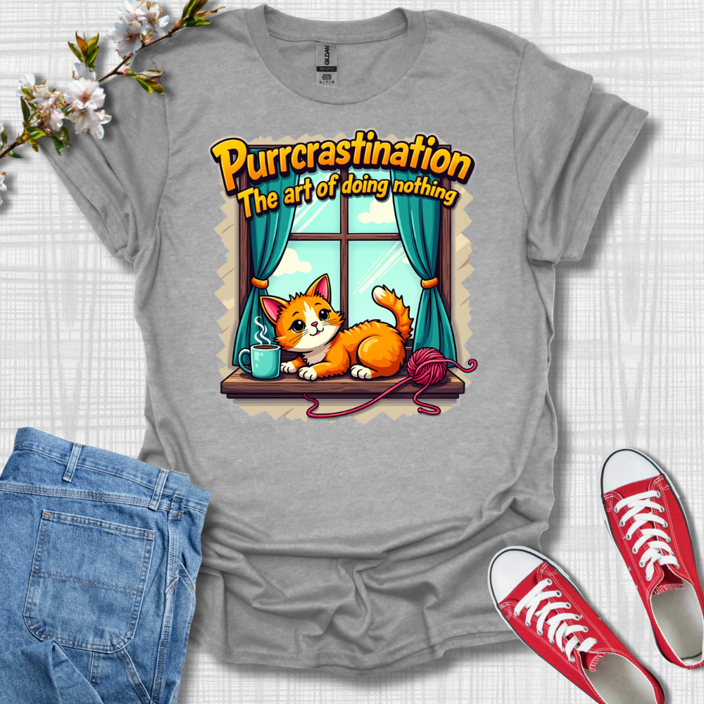 Purrcrastination T-Shirt