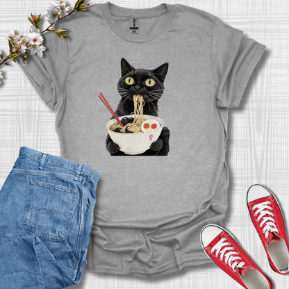 Ramen Cat Graphic T-Shirt