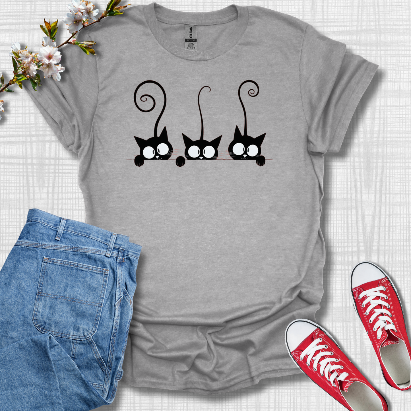 Cute Cats with tails T-Shirt