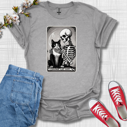 Childish Cat Tarot Card Graphic T-Shirt