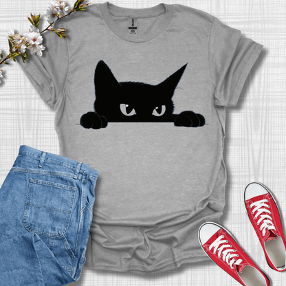 Peaking Cat T-Shirt