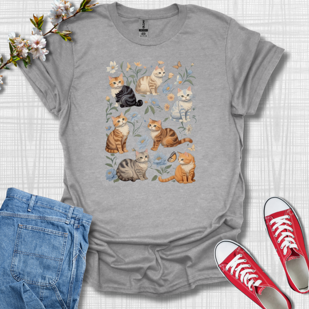 Flower Cats T-Shirt