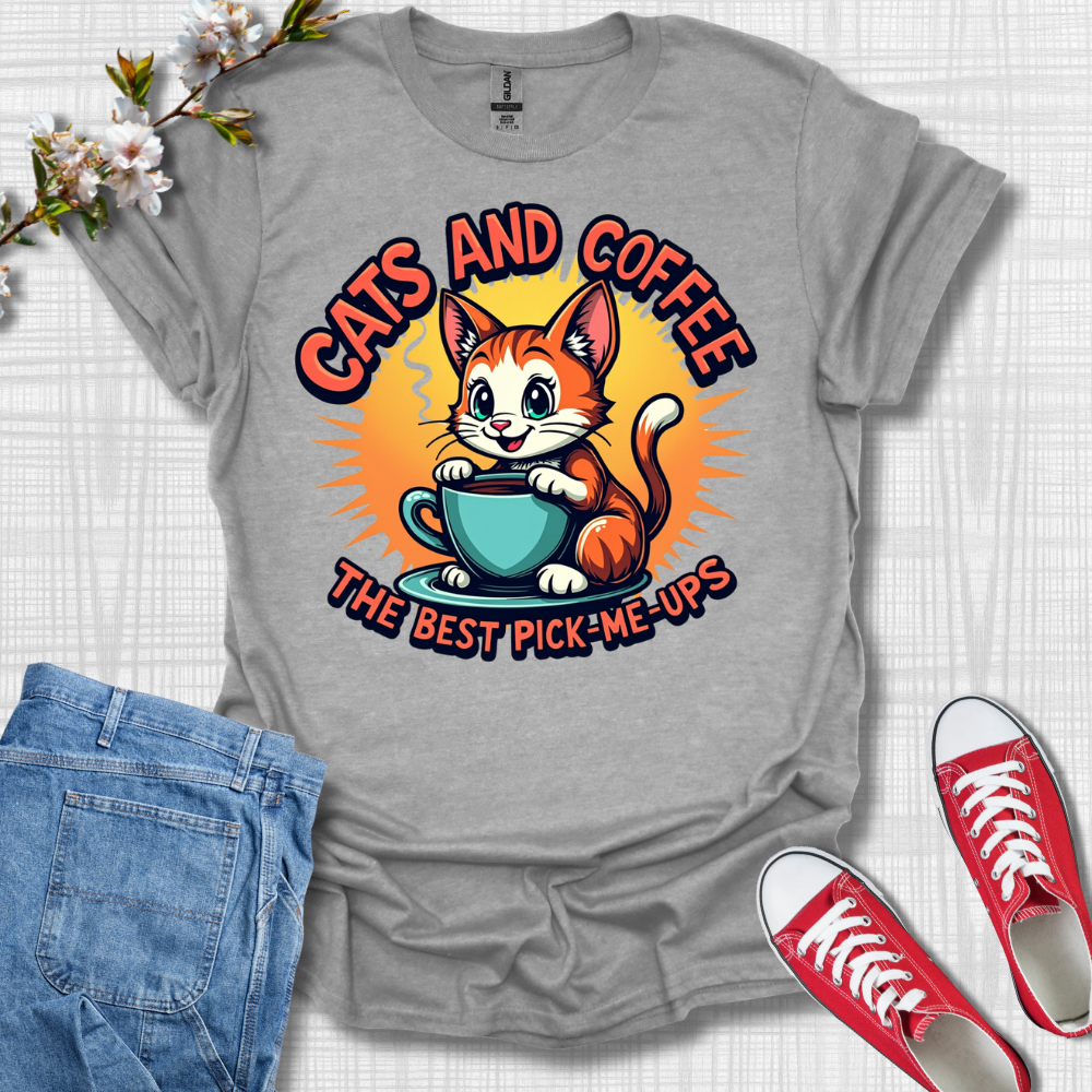 Cats And Coffee T-Shirt