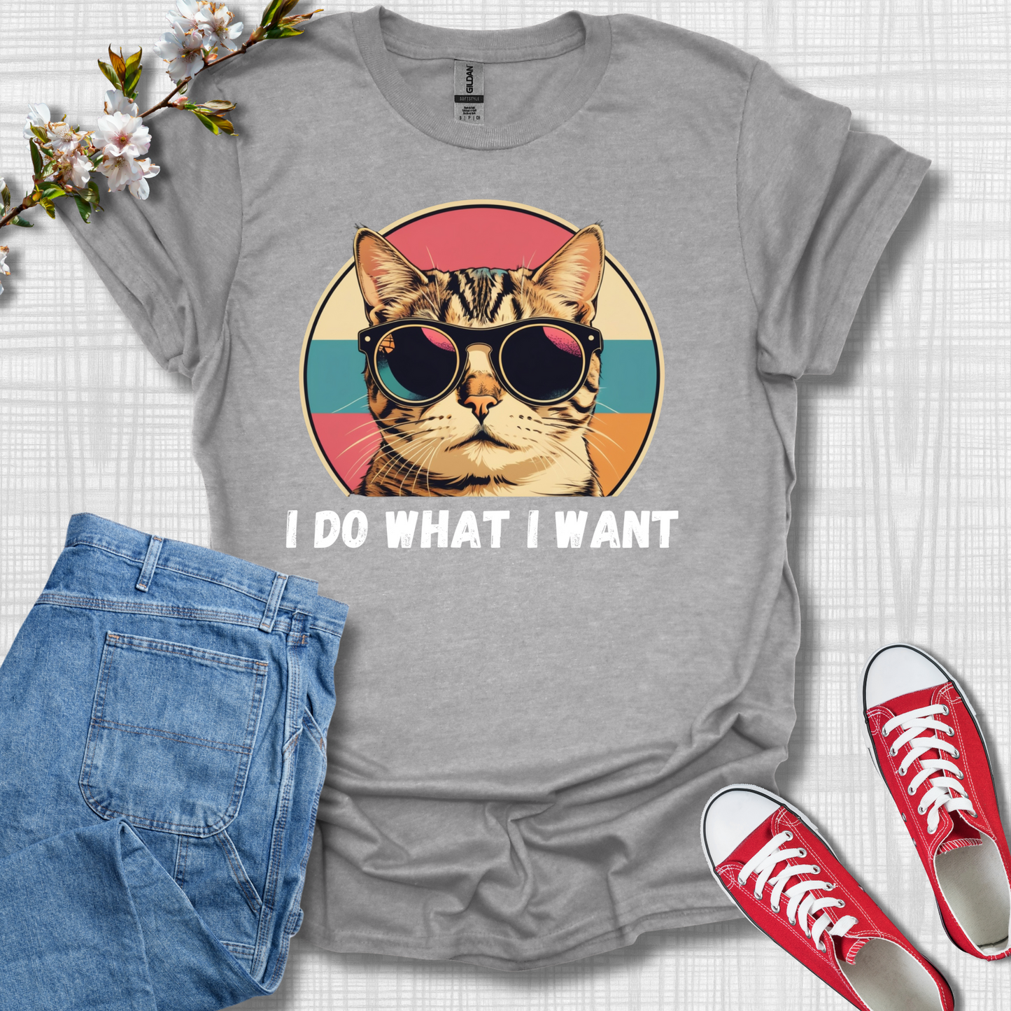 I Do What I Want Cat T-Shirt