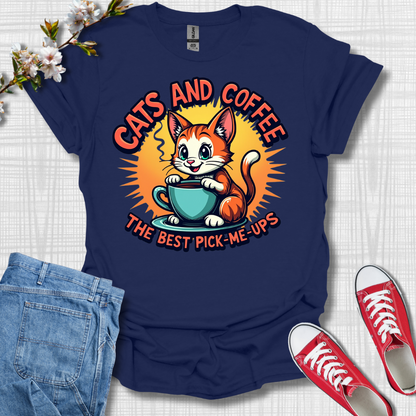 Cats And Coffee T-Shirt