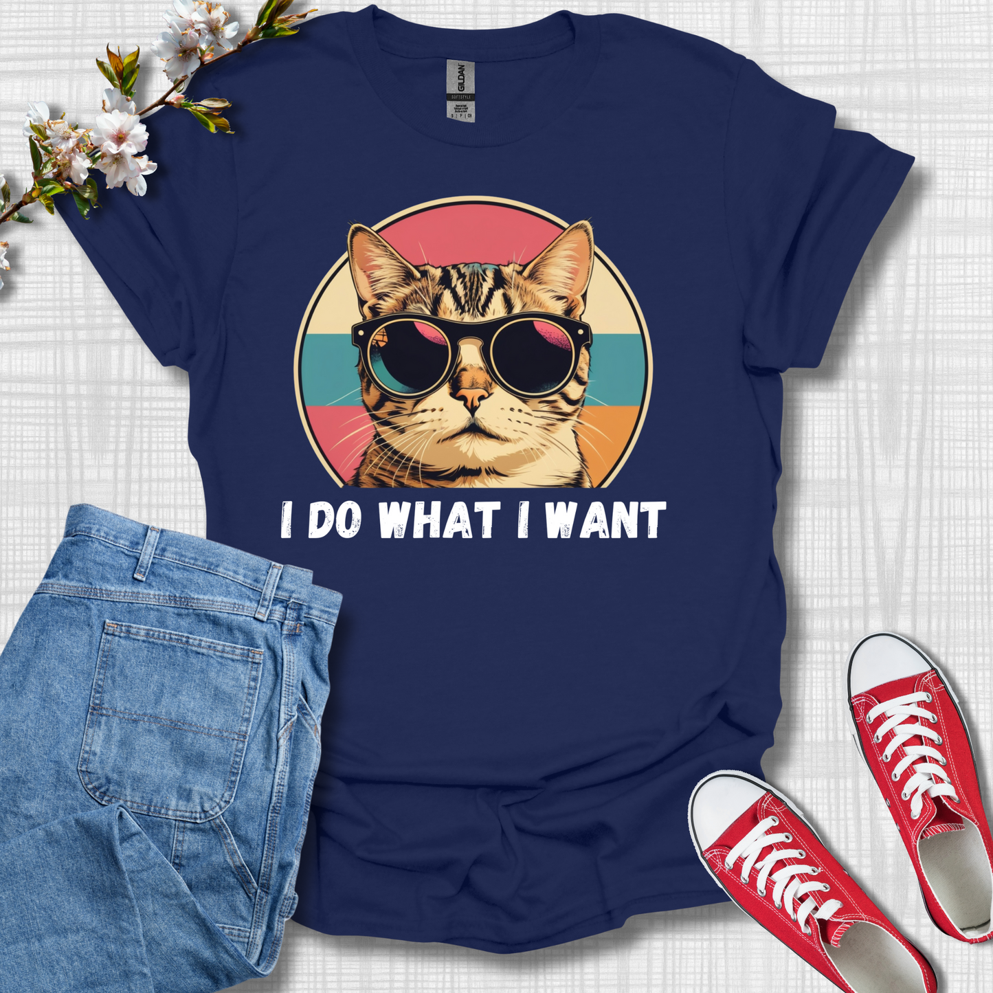 I Do What I Want Cat T-Shirt