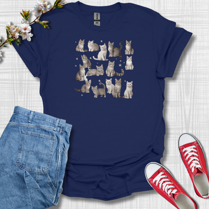 Cute Cats Graphic T-Shirt