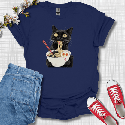 Ramen Cat Graphic T-Shirt