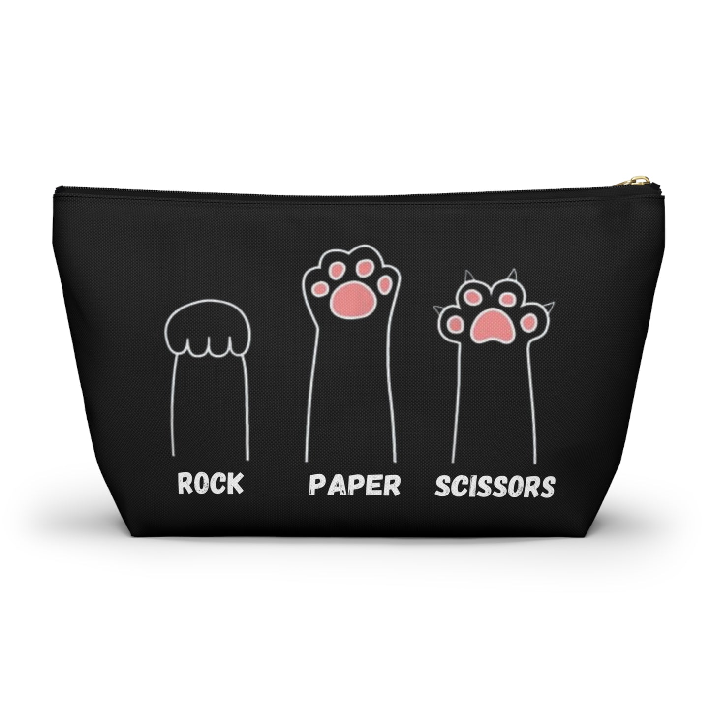 Rock, Paper, Scissors Cat Pouch