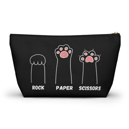 Rock, Paper, Scissors Cat Pouch