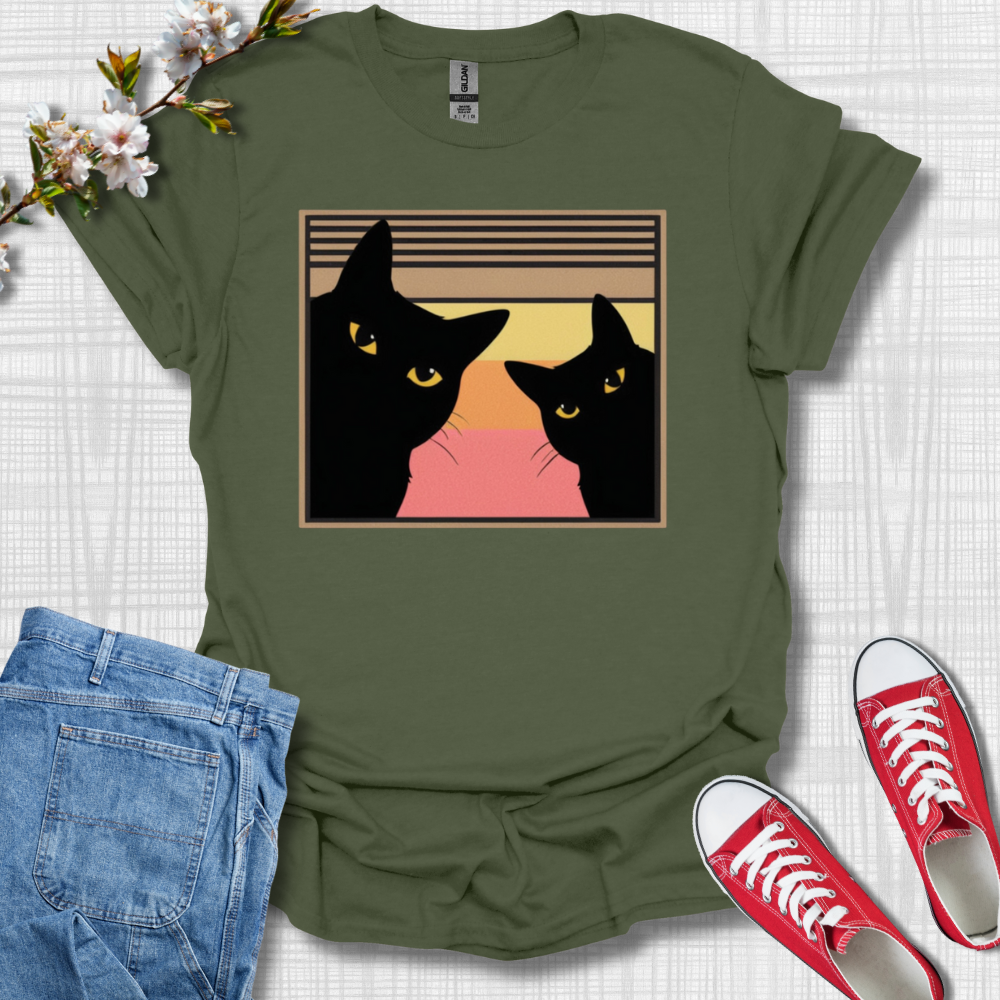 Retro Cat T-Shirt