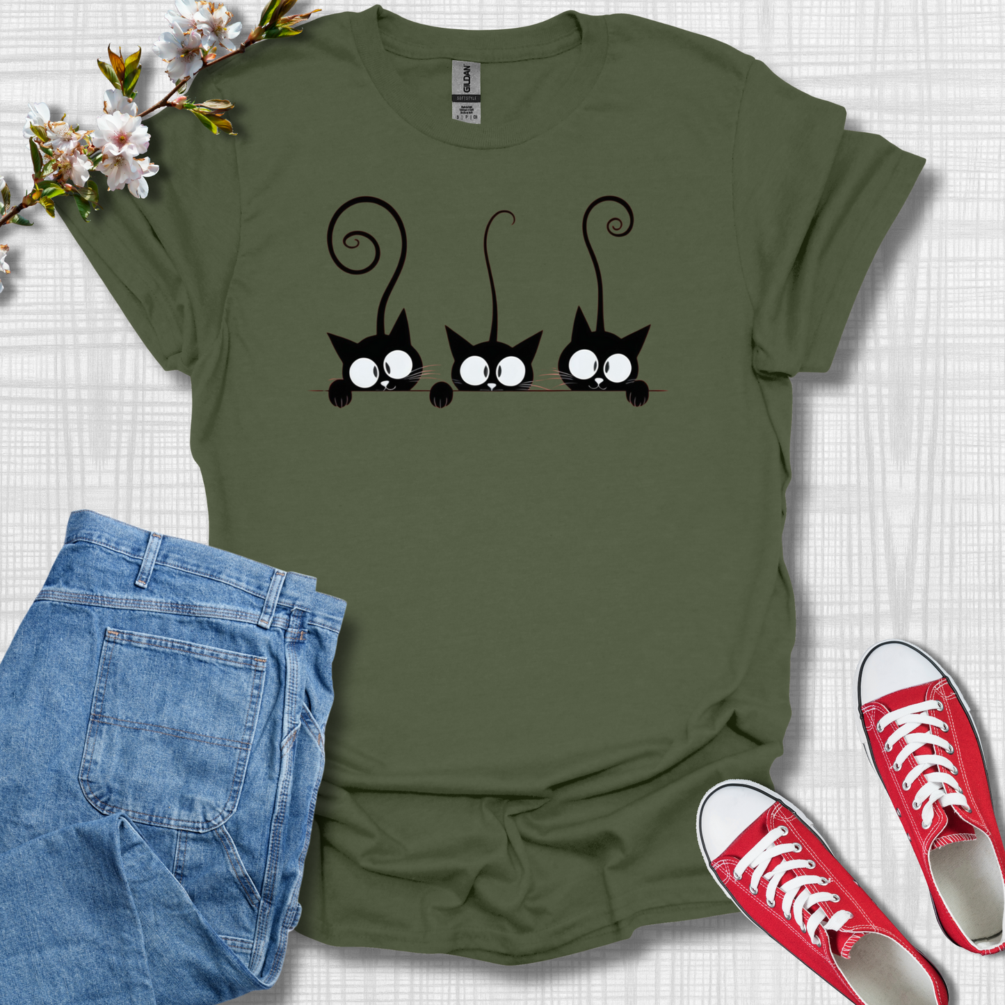 Cute Cats with tails T-Shirt