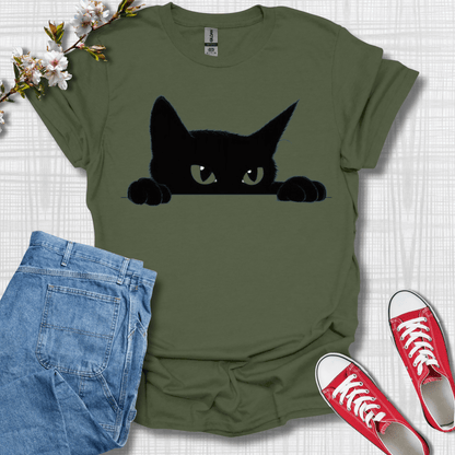 Peaking Cat T-Shirt