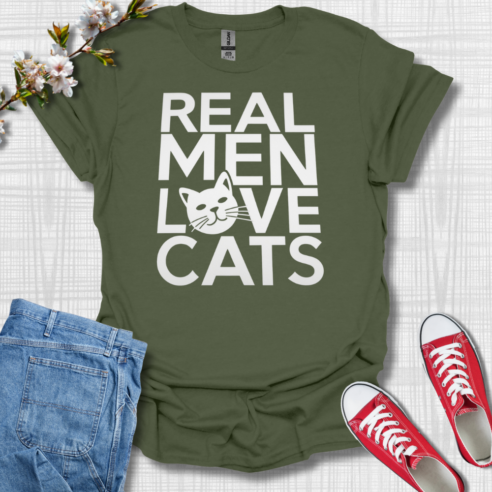 Real Men Love Cats T-Shirt