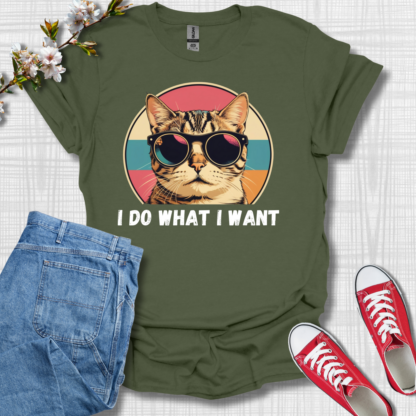 I Do What I Want Cat T-Shirt