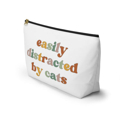 Easily Distracted by Cats Pouch