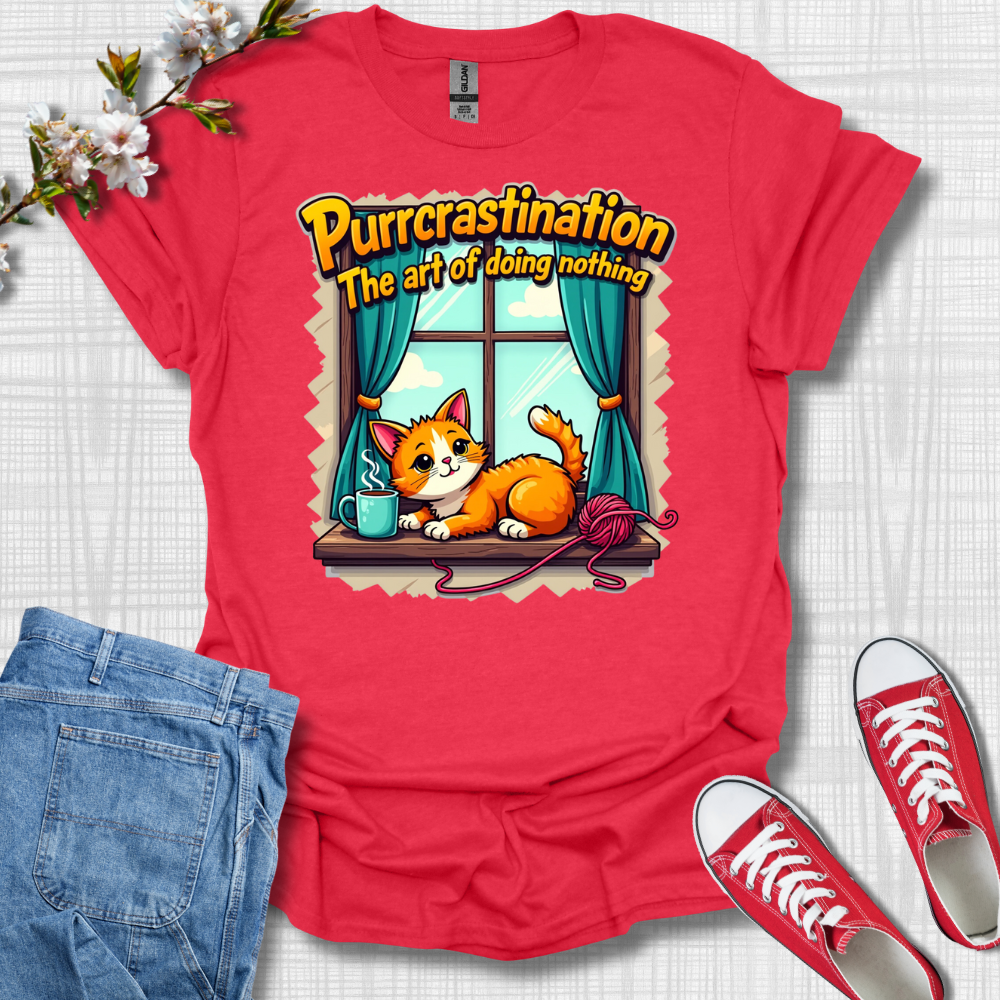 Purrcrastination T-Shirt