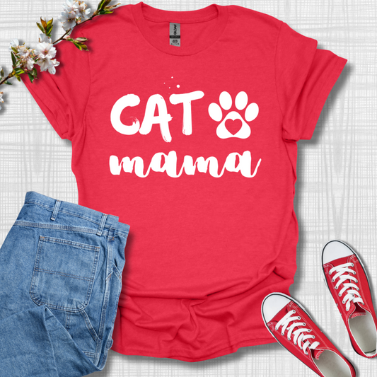 Cat Mama Graphic T-Shirt