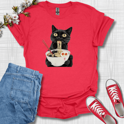 Ramen Cat Graphic T-Shirt