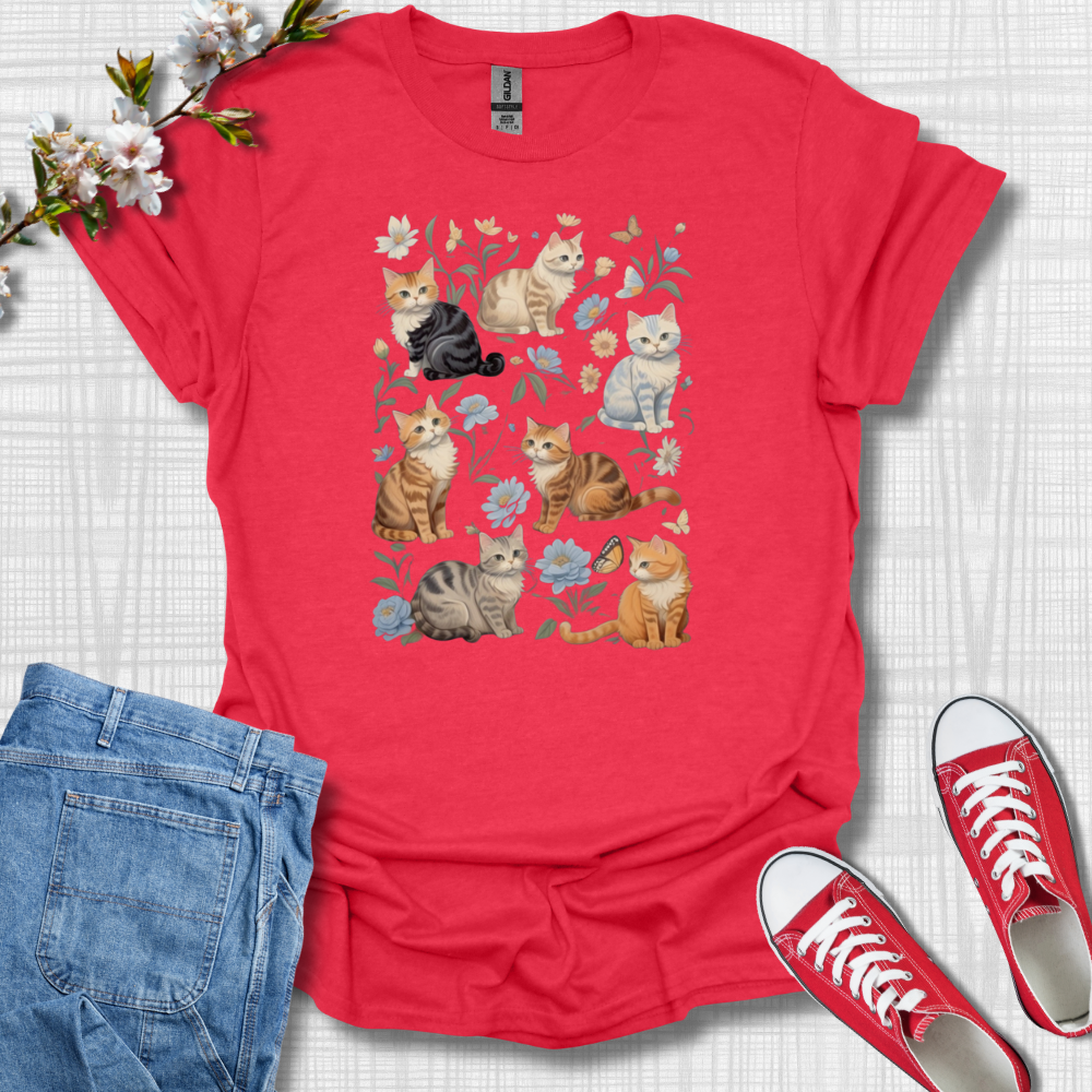 Flower Cats T-Shirt