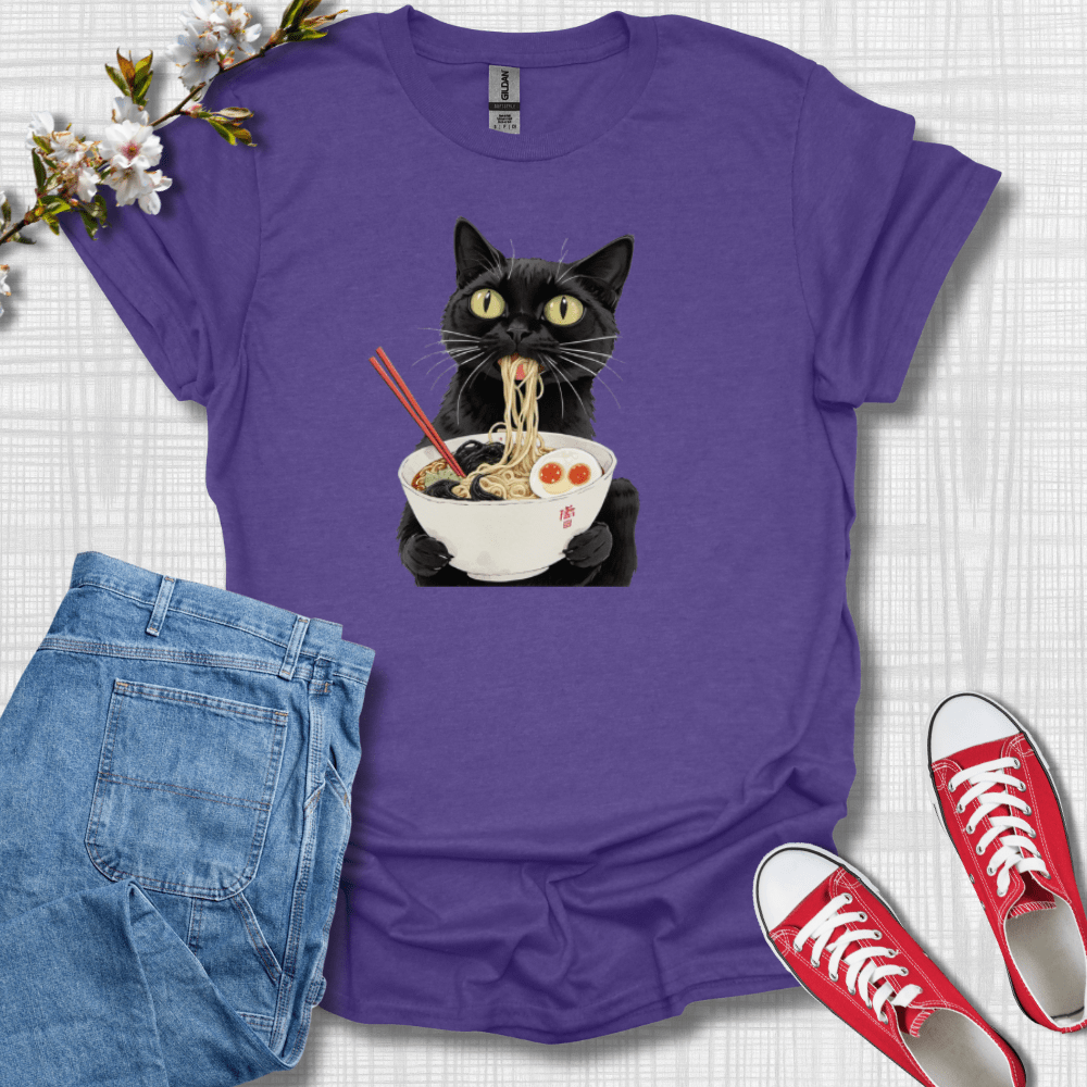 Ramen Cat Graphic T-Shirt