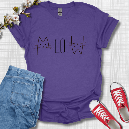 Meow Graphic T-Shirt