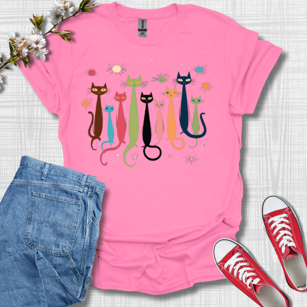 Alien Cats Graphic T-Shirt