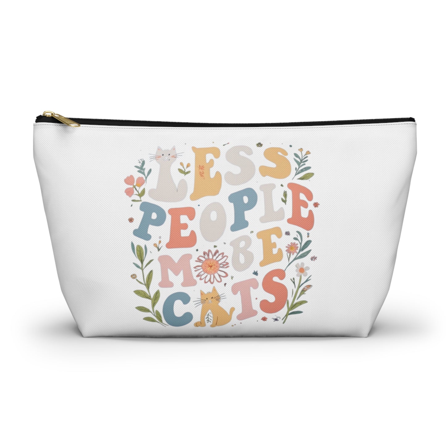 Less People More Cats Pouch