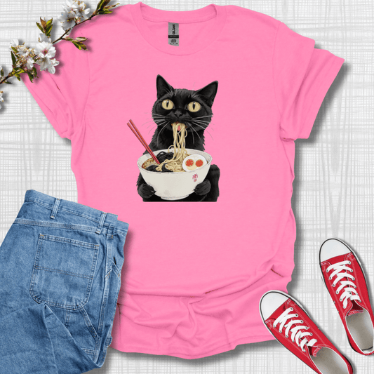 Ramen Cat Graphic T-Shirt