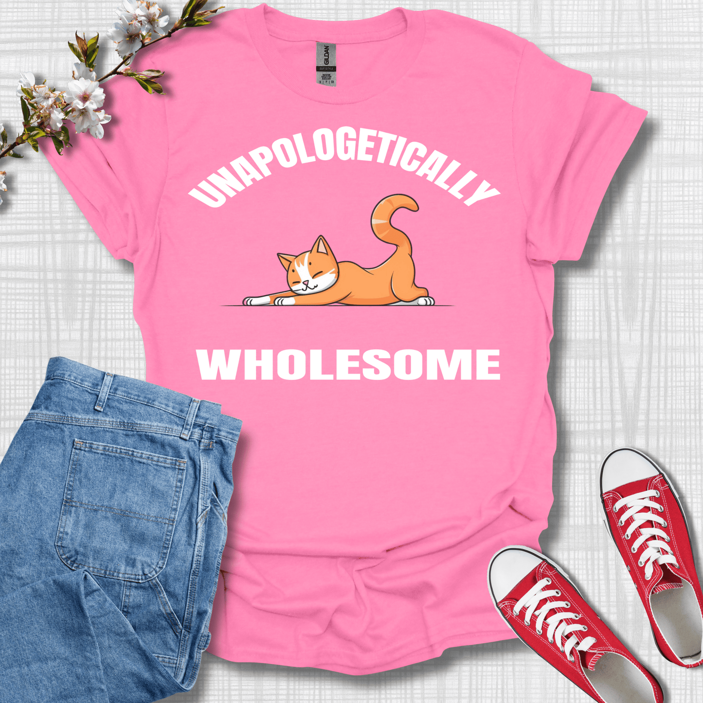 Unapologetically Wholesome Cat T-Shirt