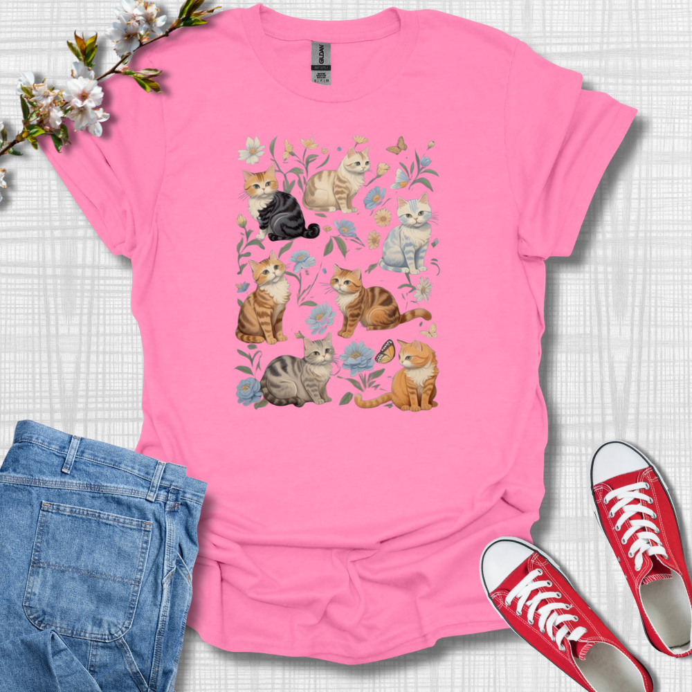 Flower Cats T-Shirt