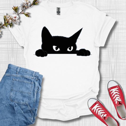 Peaking Cat T-Shirt