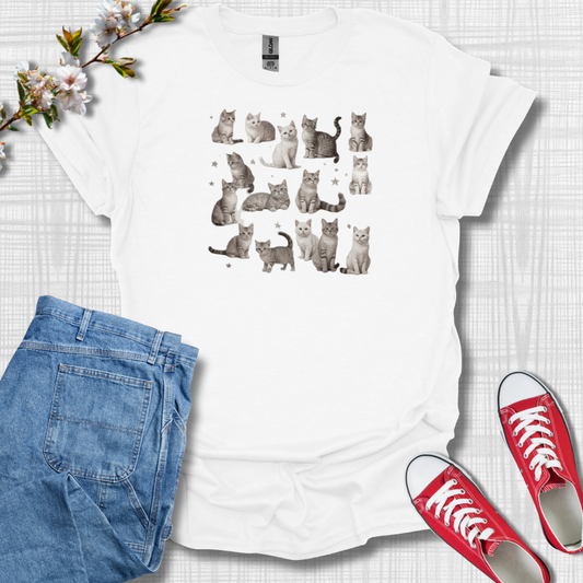 Cute Cats Graphic T-Shirt