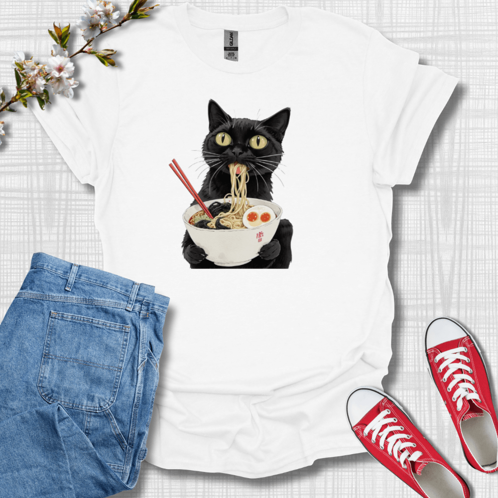 Ramen Cat Graphic T-Shirt