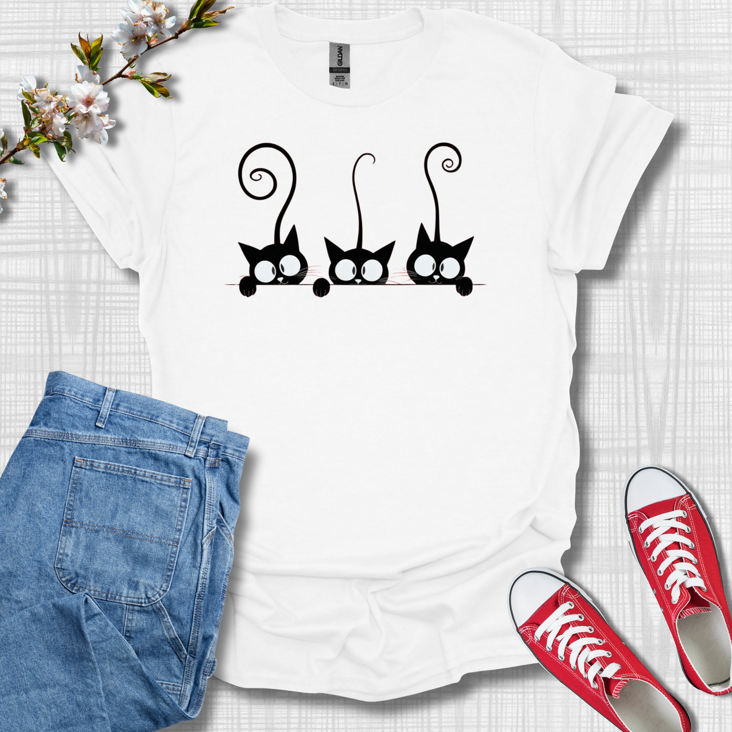 Cute Cats with tails T-Shirt