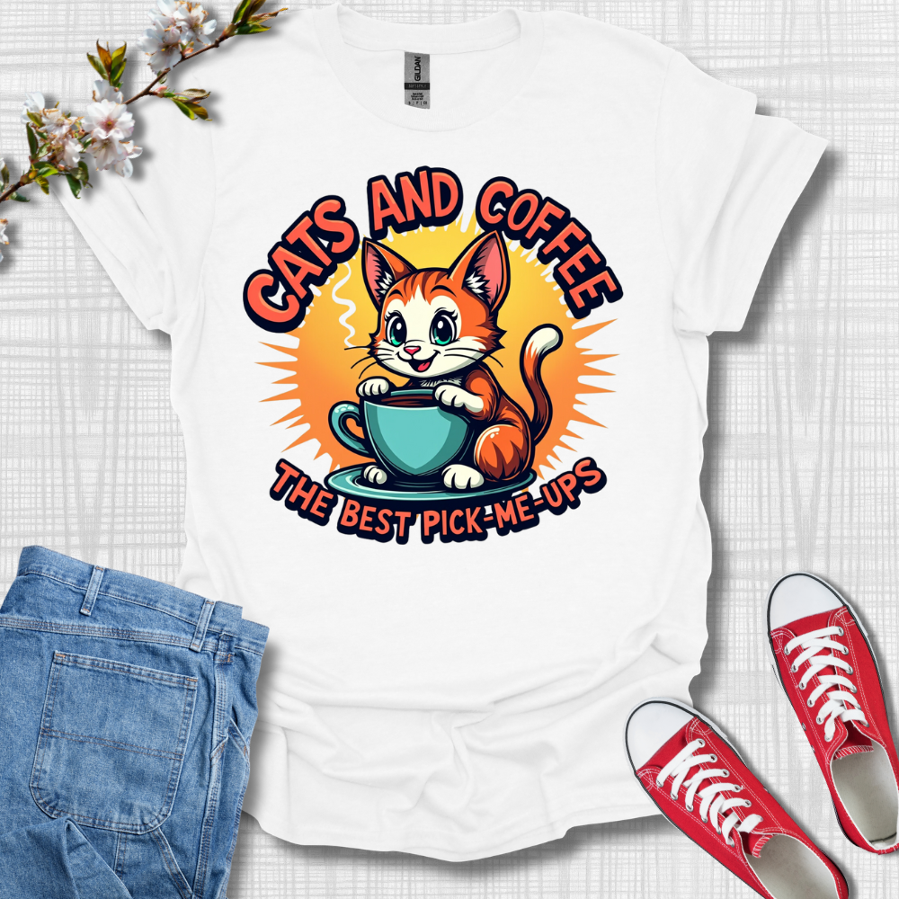 Cats And Coffee T-Shirt