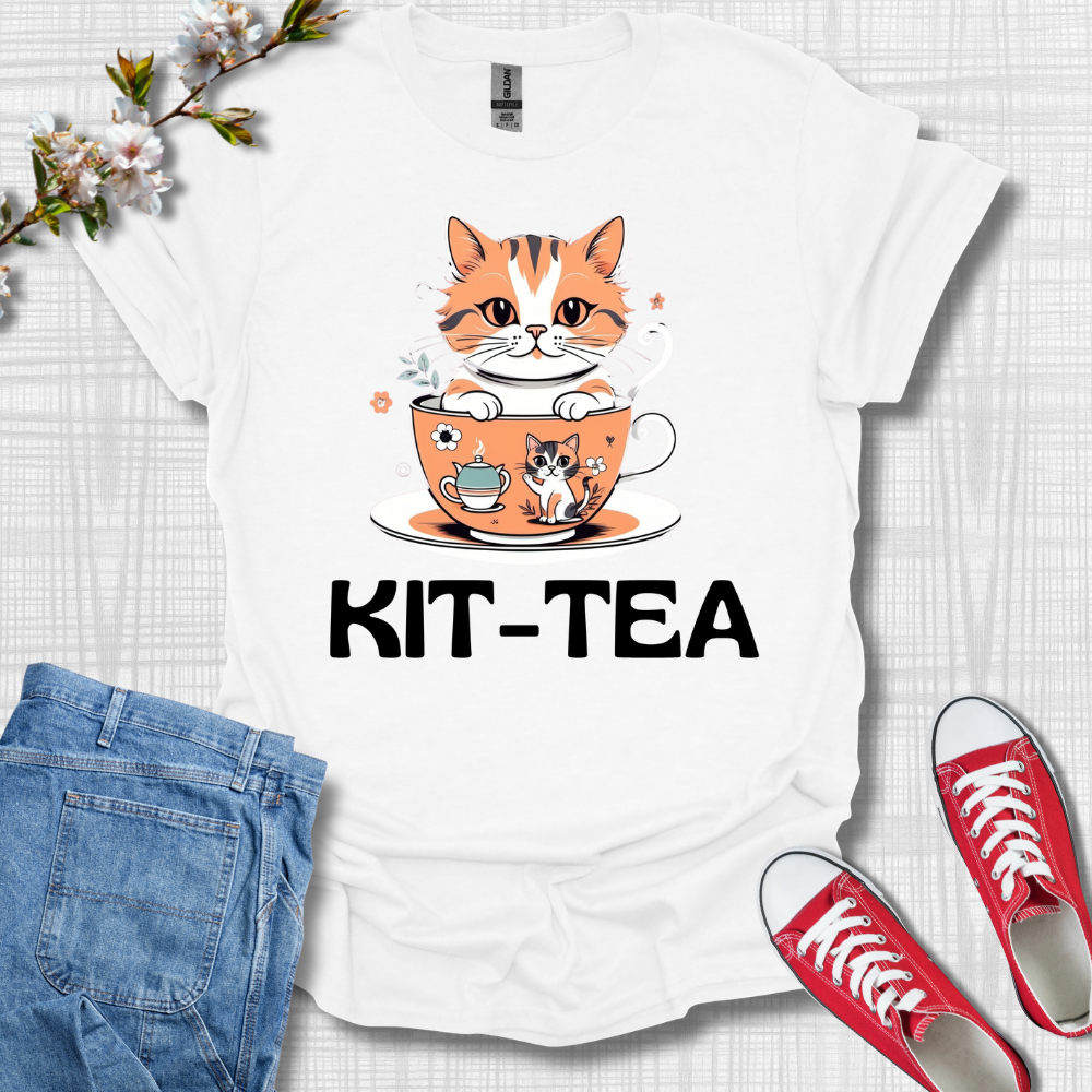 Kit-Tea Cat T-Shirt