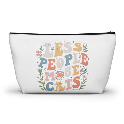 Less People More Cats Pouch